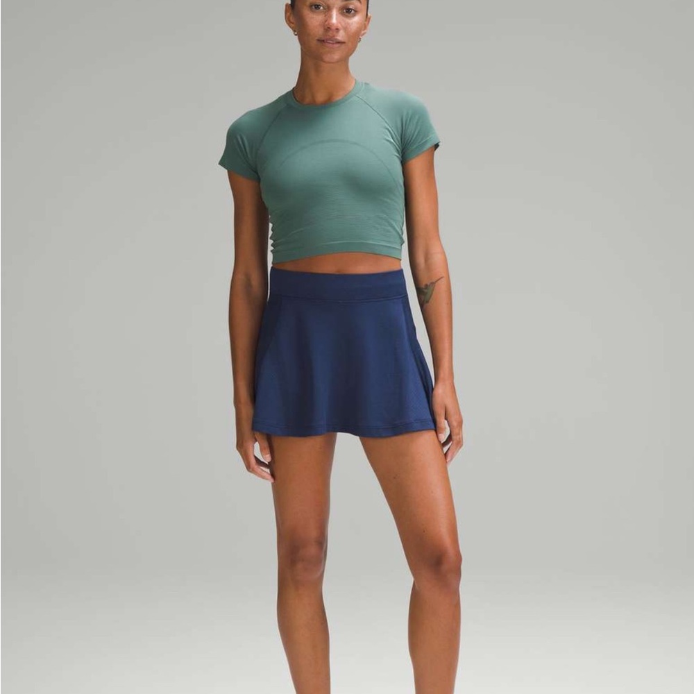 Lululemon Swiftly tech Blue Skirt